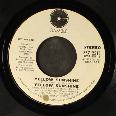 YELLOW SUNSHINE