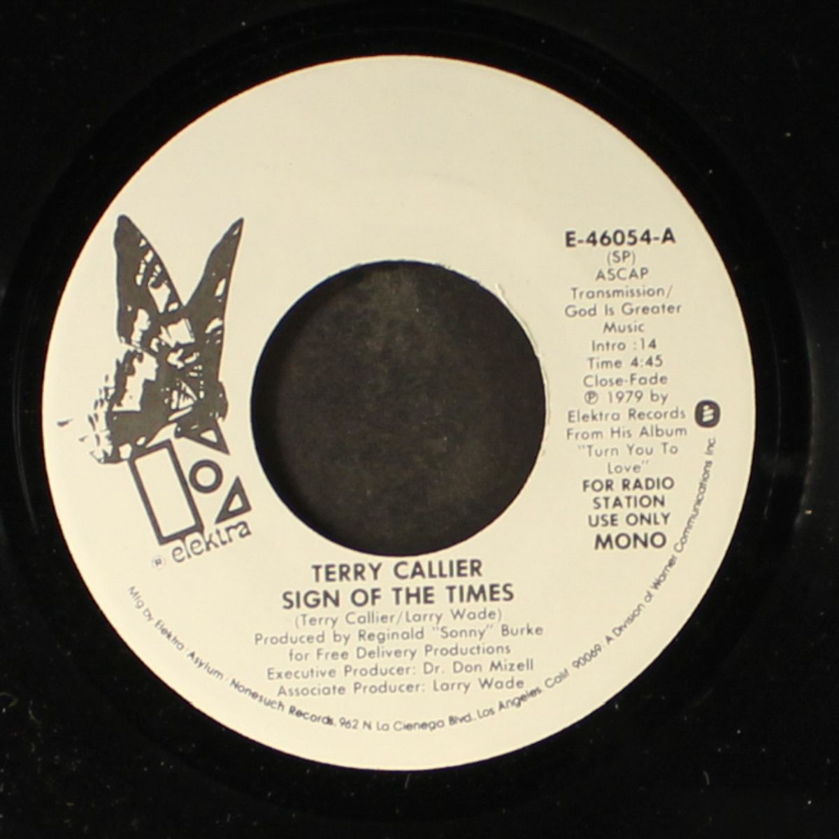 sign of the times / mono by TERRY CALLIER