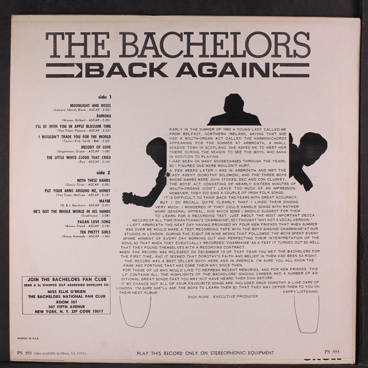 back again by BACHELORS