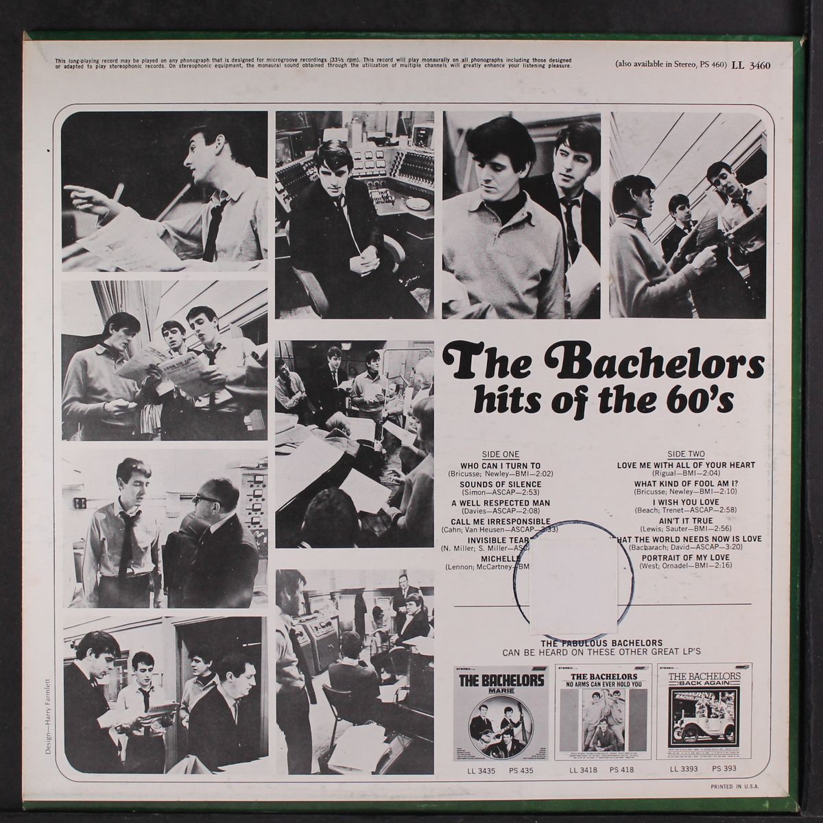 hits of the 60's by BACHELORS