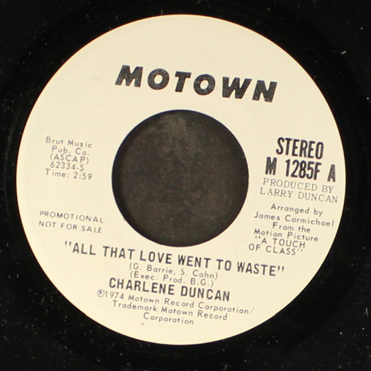 all that love went to waste / mono by CHARLENE DUNCAN