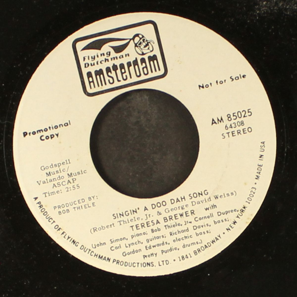 singin' a doo dah song / a simple song by TERESA BREWER