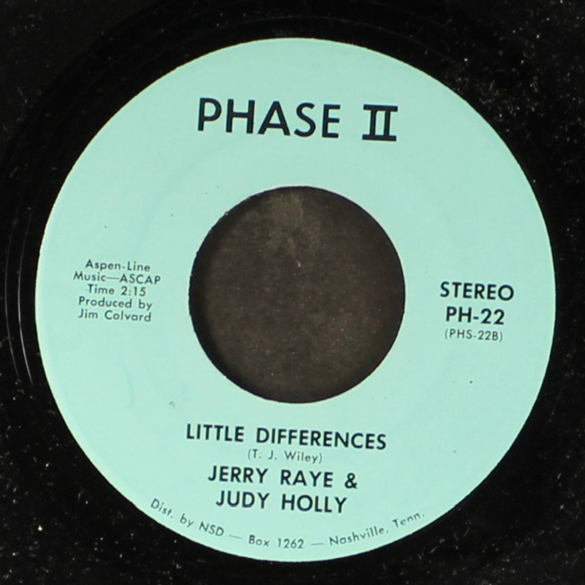 little differences / rainy day lovin' by JERRY RAYE & JUDY HOLLY
