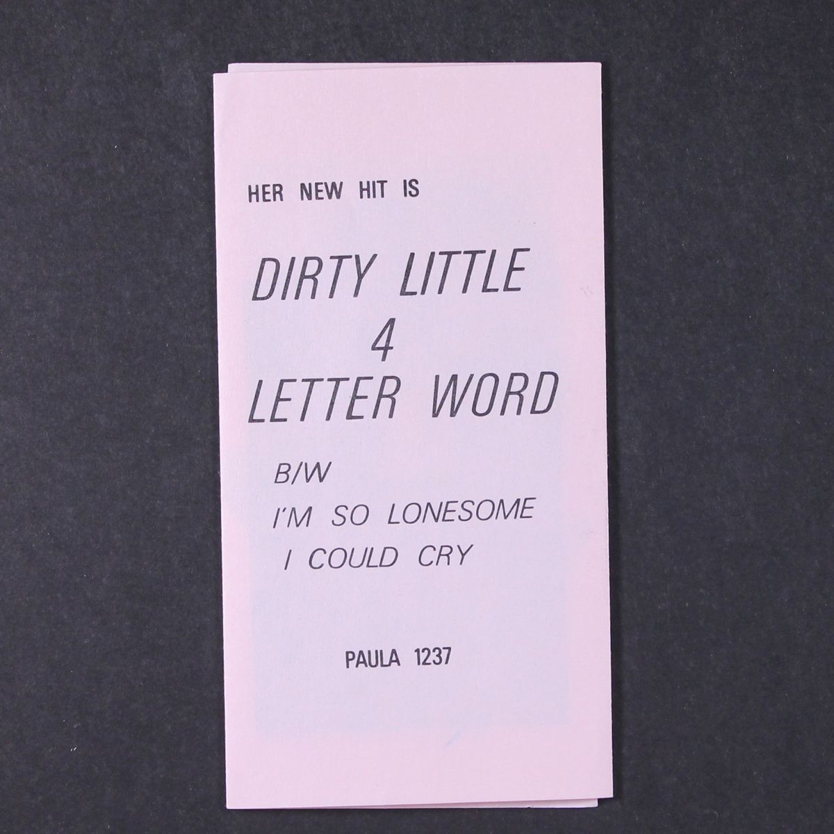 dirty little 4 letter word by CHERYL POOLE
