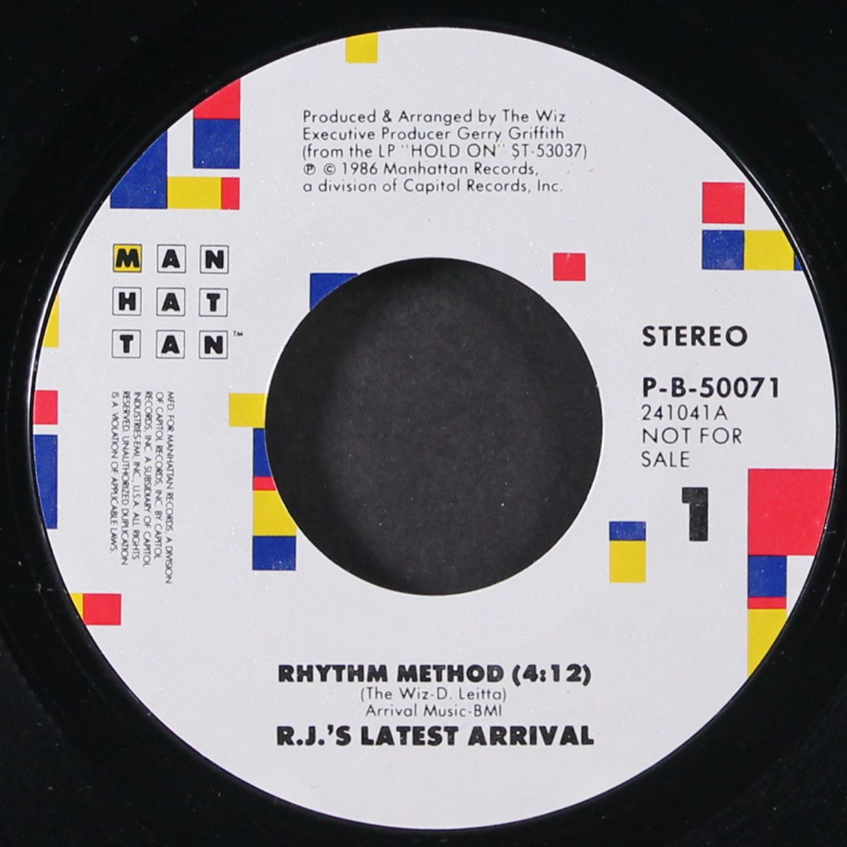 rhythm method / same by R.J.'S LATEST ARRIVAL