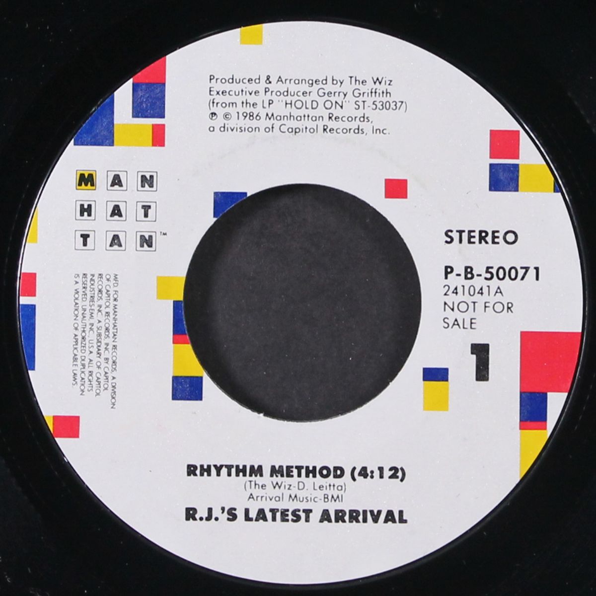 rhythm method / same by R.J.'S LATEST ARRIVAL