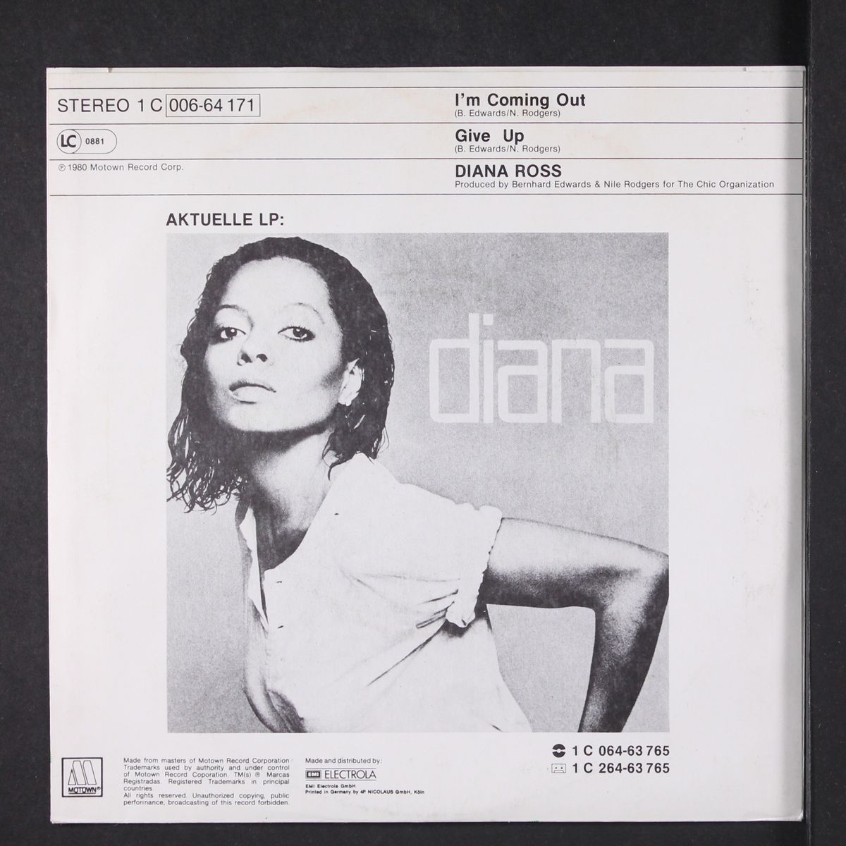 i'm coming out / give up by DIANA ROSS