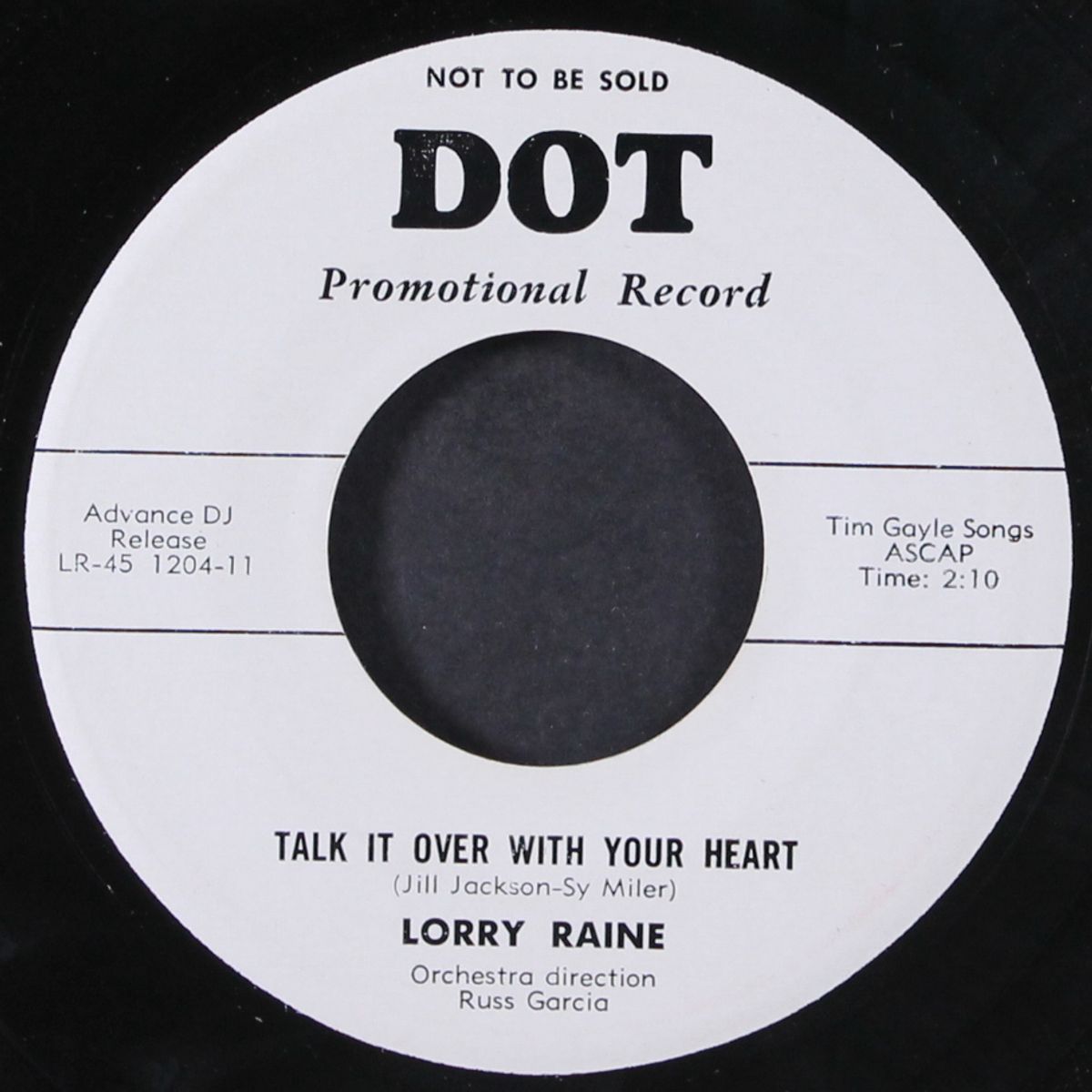 talk it over with your heart / show me the way to forget you by LORRY RAINE