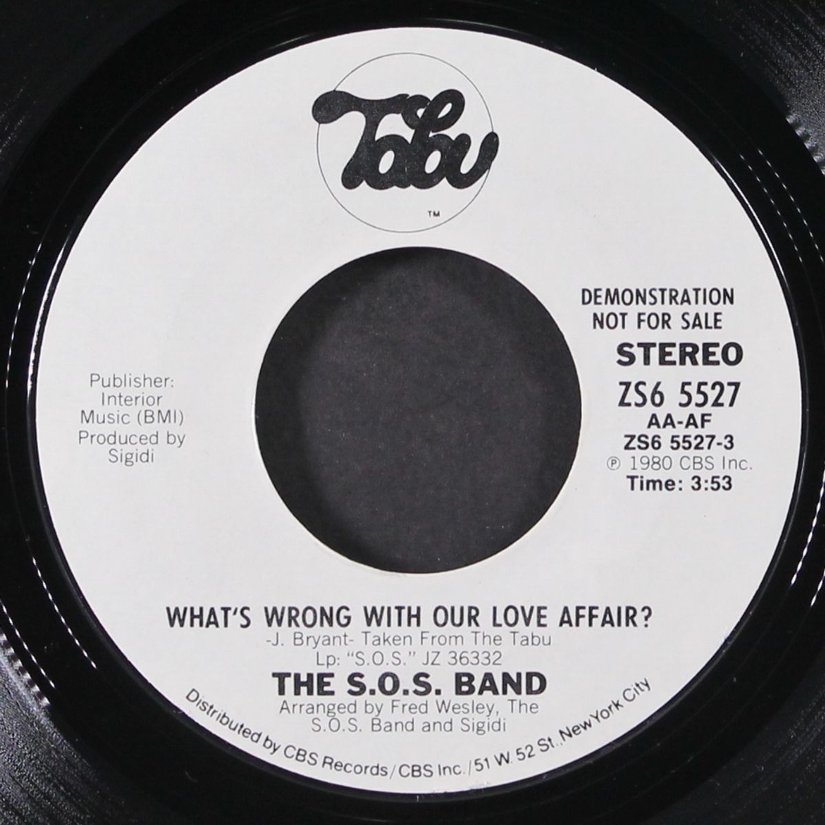 what's wrong with our love affair? by S.O.S. BAND