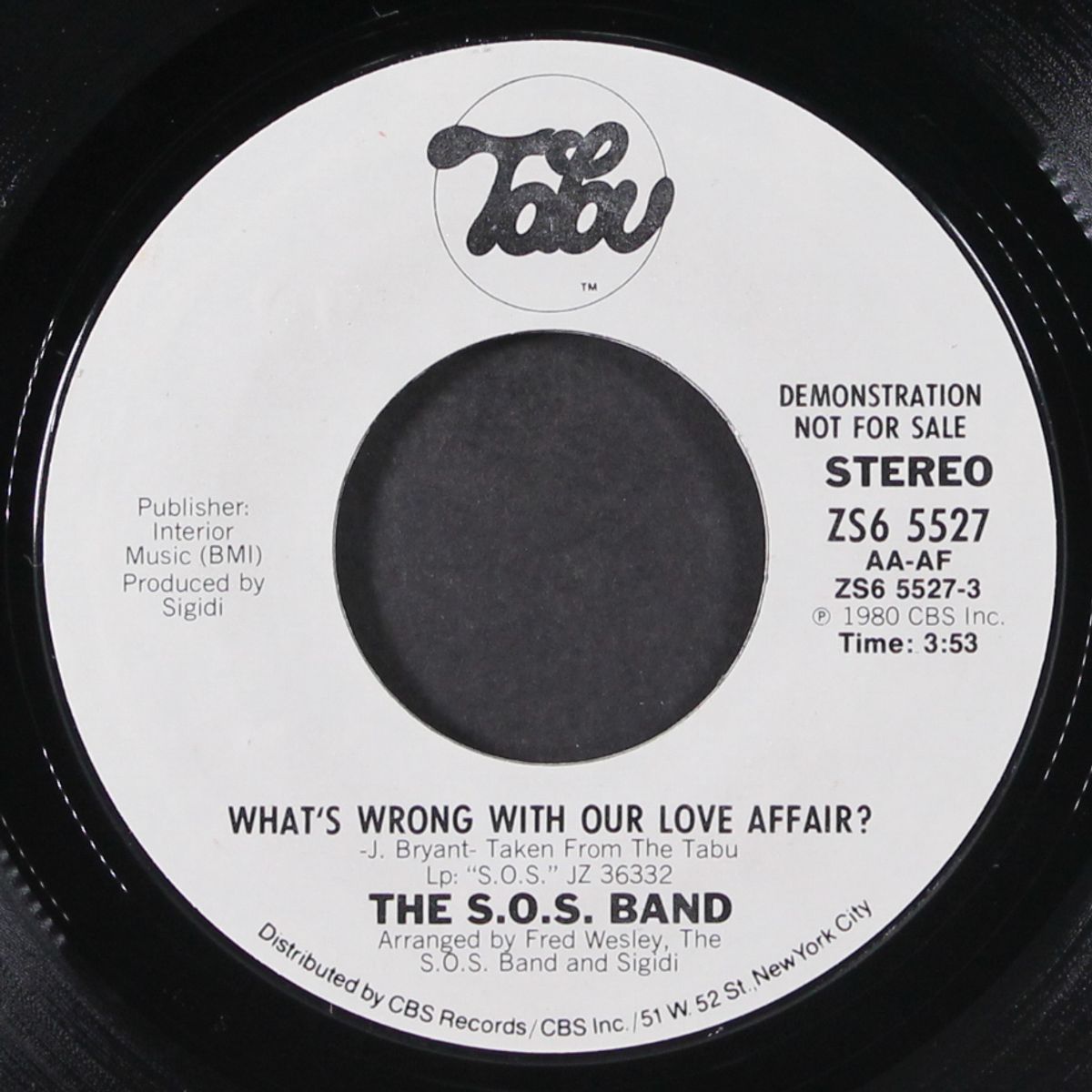 what's wrong with our love affair? by S.O.S. BAND