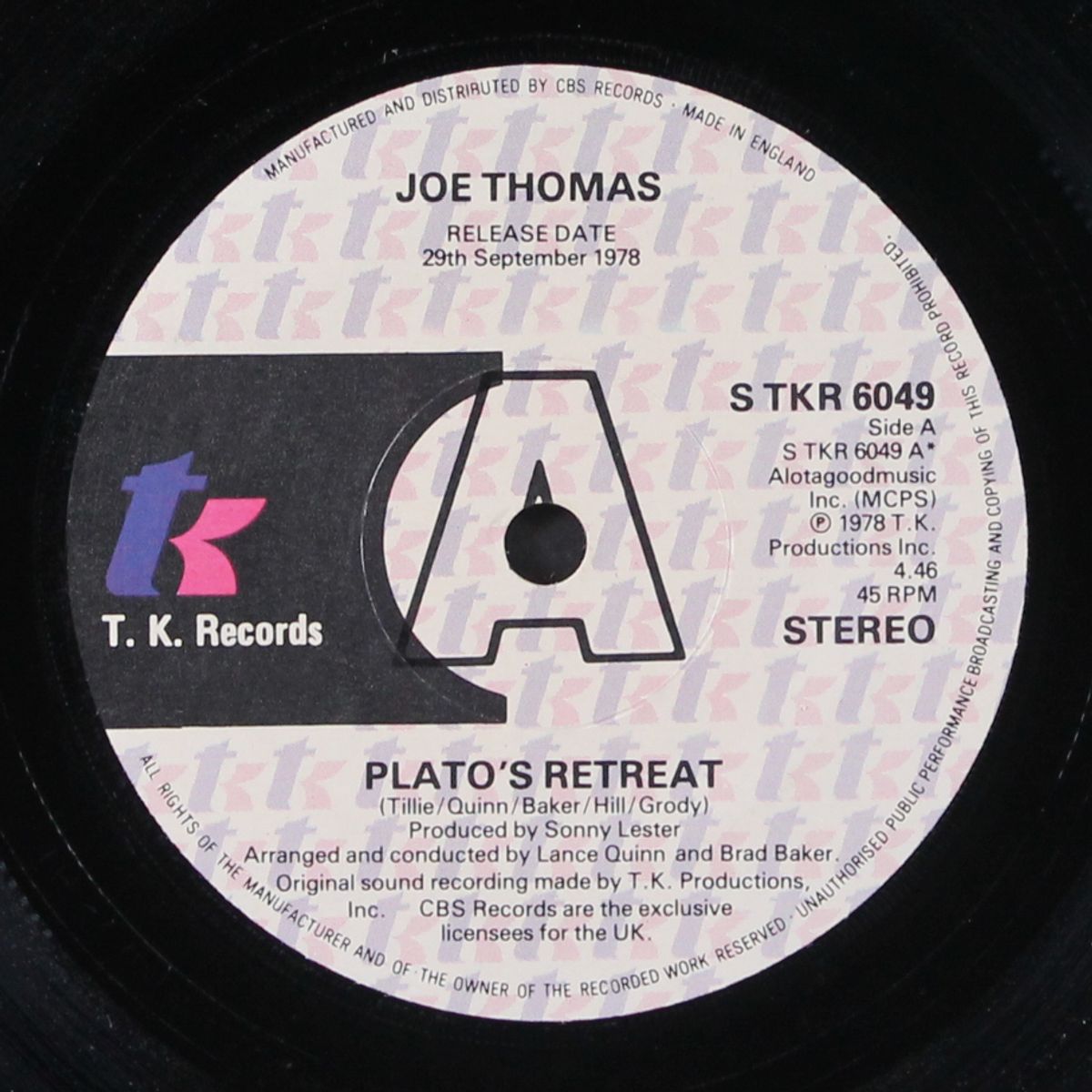 plato's retreat / a place in space by JOE THOMAS