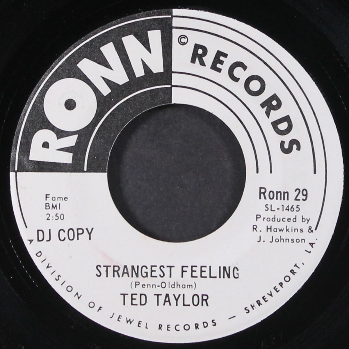you got to feel it / strangest feeling by TED TAYLOR