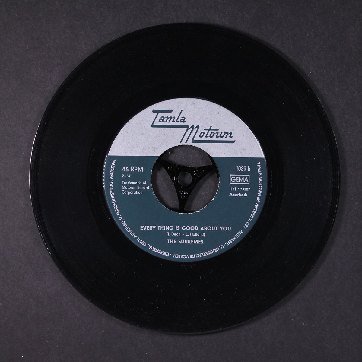 my world is empty without you / every thing is good about you by SUPREMES