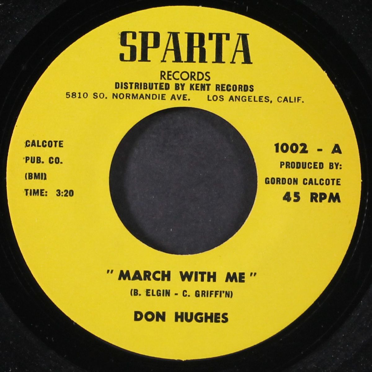 getting over you / march with me by DON HUGHES