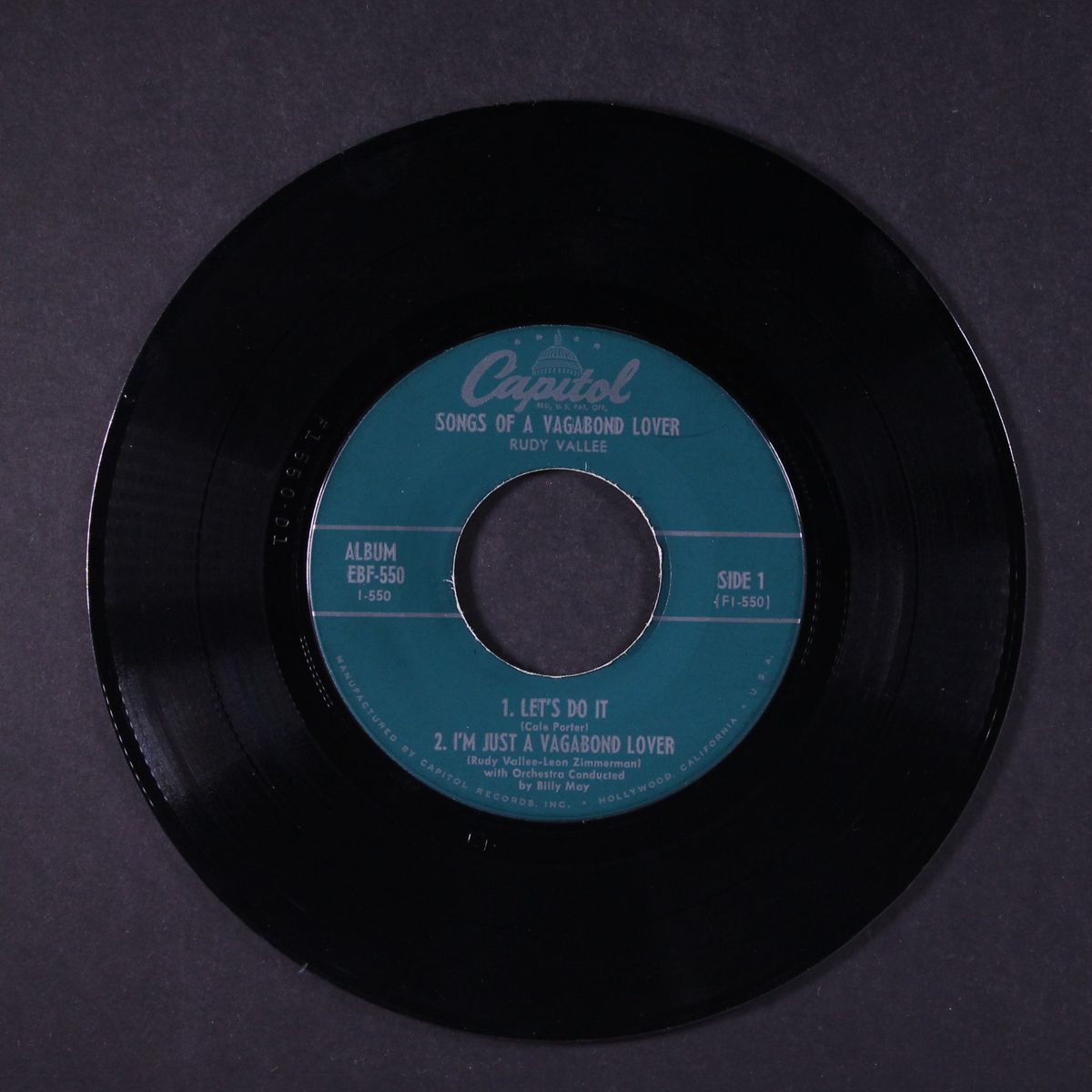 songs of a vagabond lover by RUDY VALLEE
