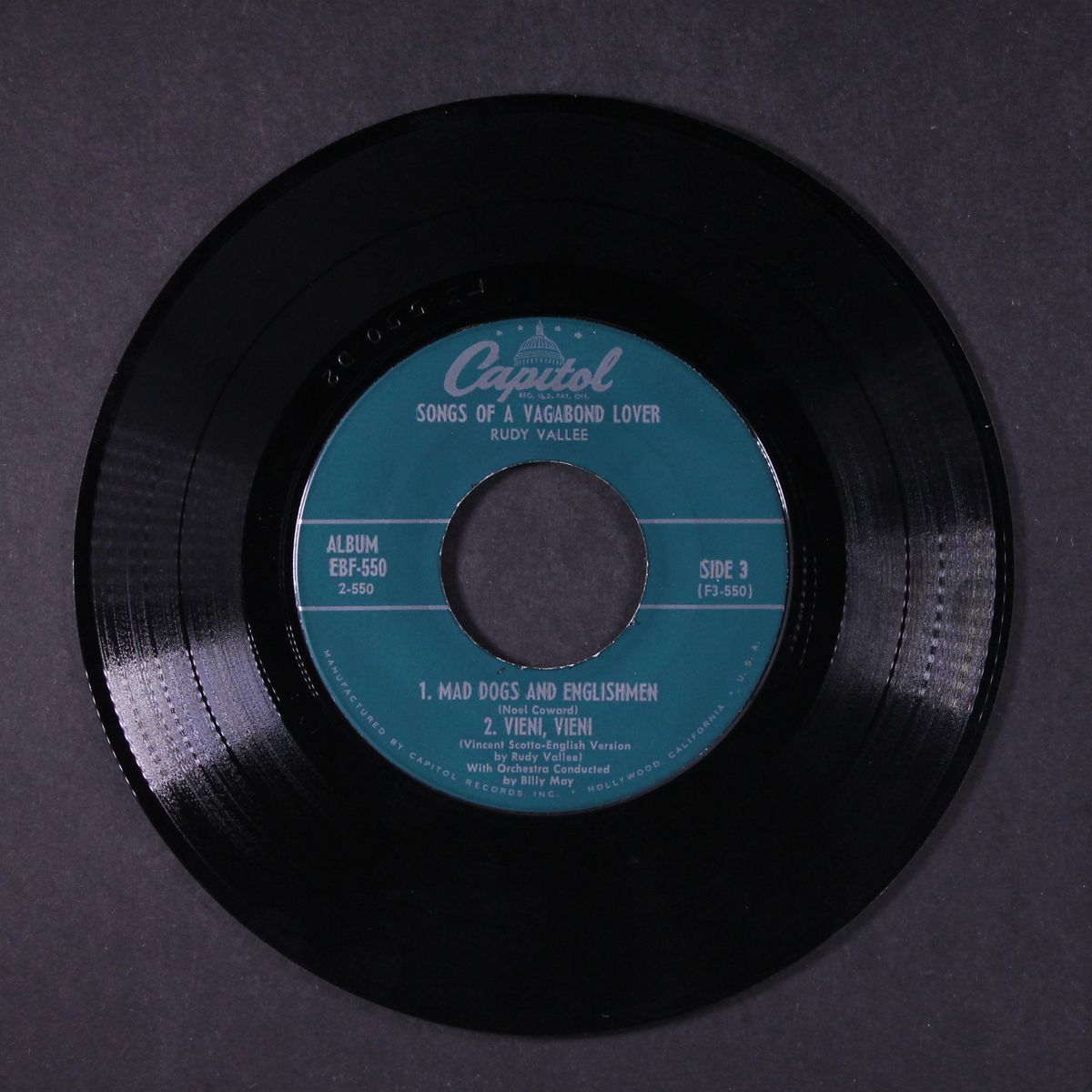 songs of a vagabond lover by RUDY VALLEE