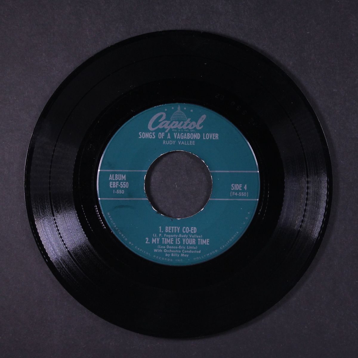 songs of a vagabond lover by RUDY VALLEE