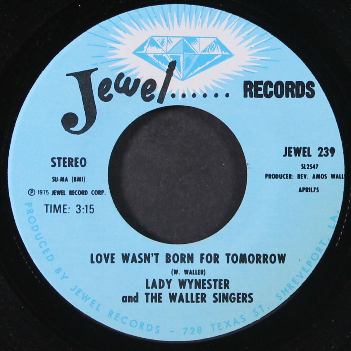 i stepped out / love wasn't born for tomorrow by LADY WYNESTER & WALLER SINGERS