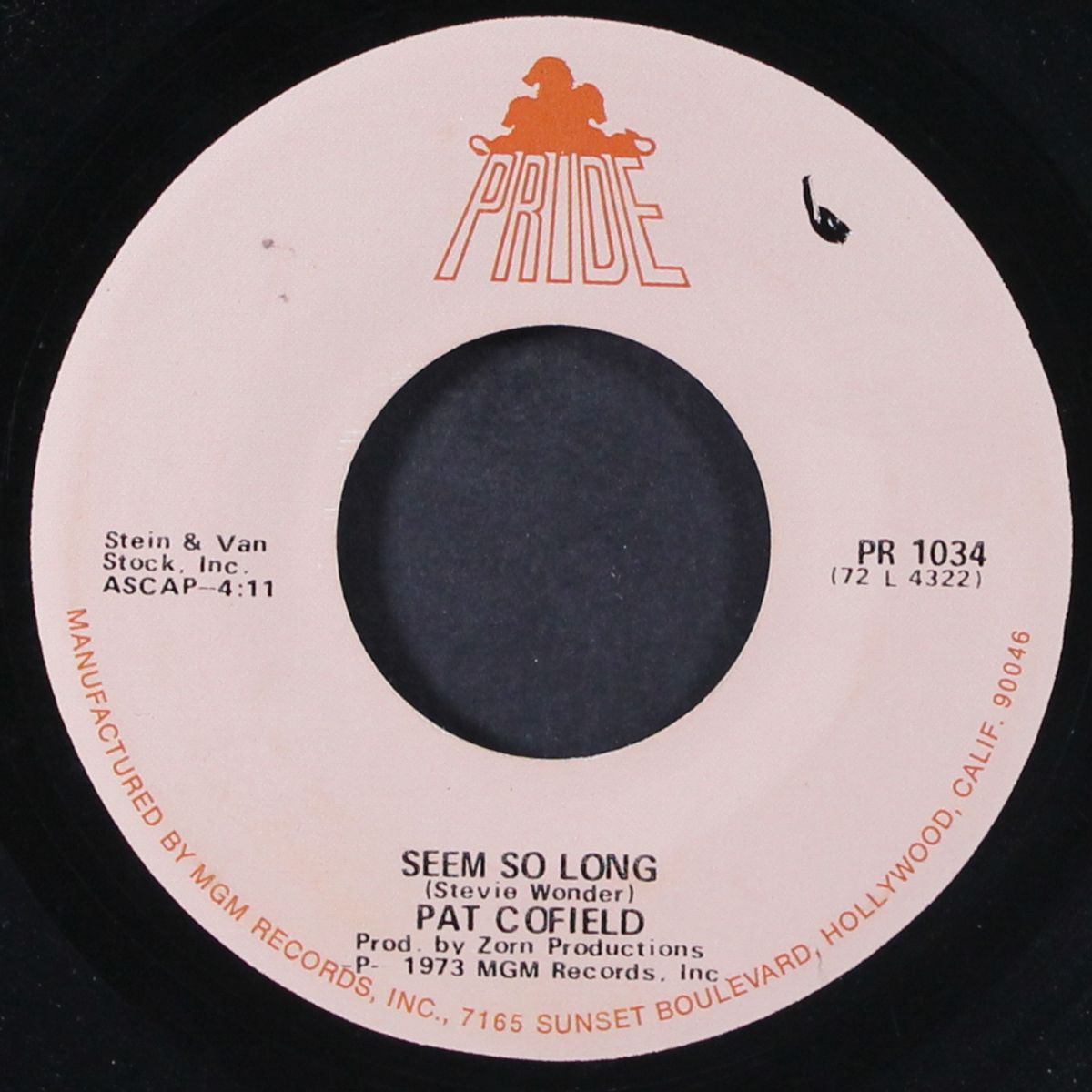 seems so long / let me in your life by PAT COFIELD