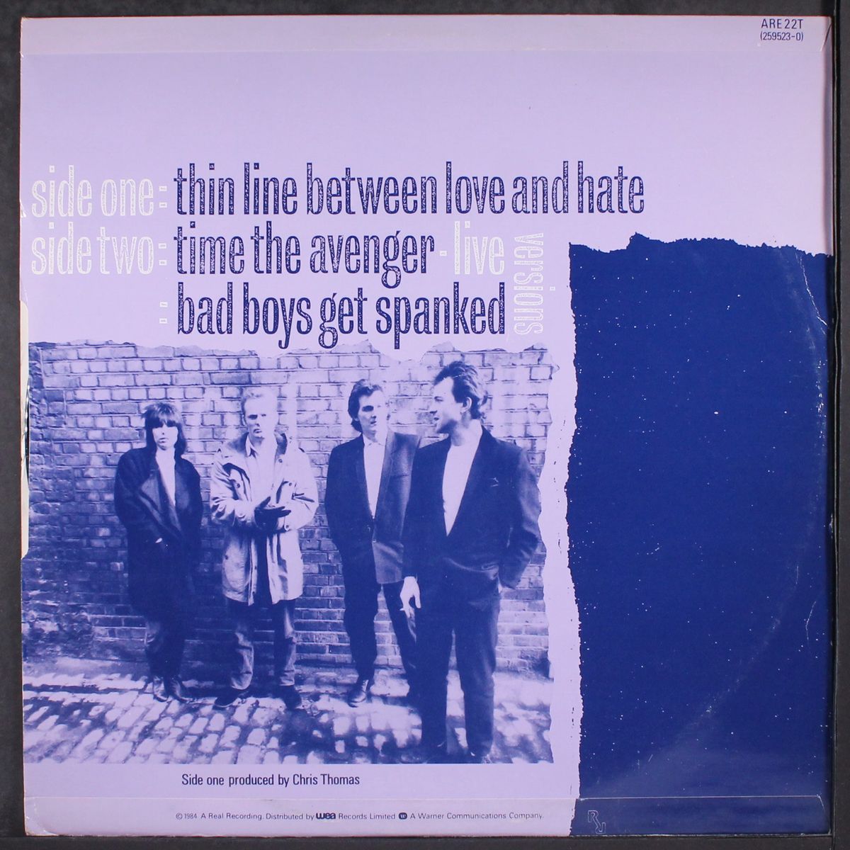 thin line between love and hate by PRETENDERS