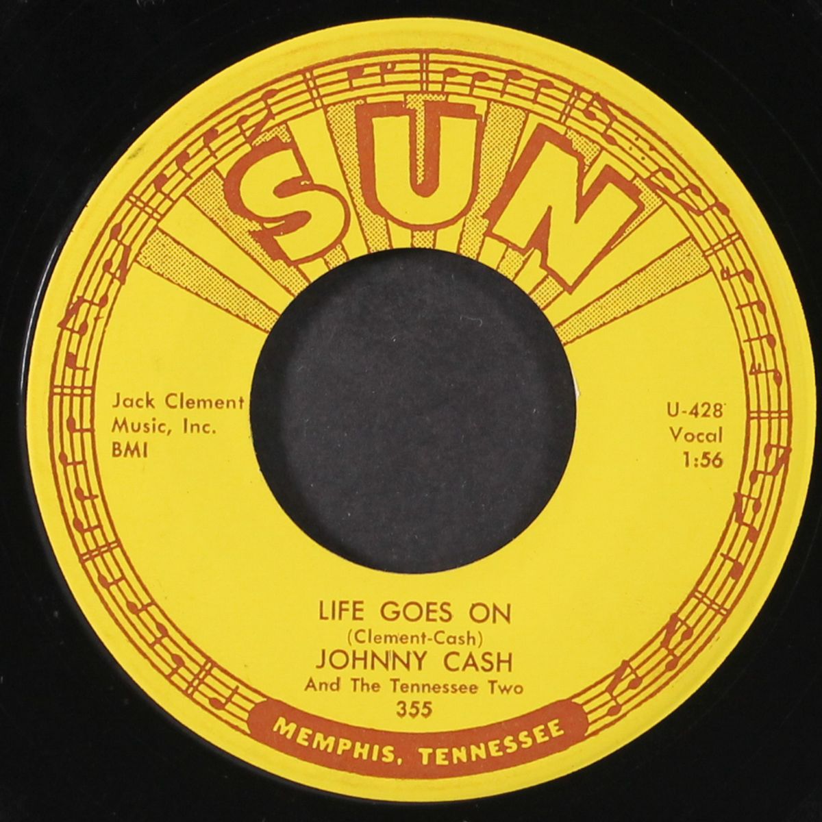 oh lonesome me / life goes on by JOHNNY CASH