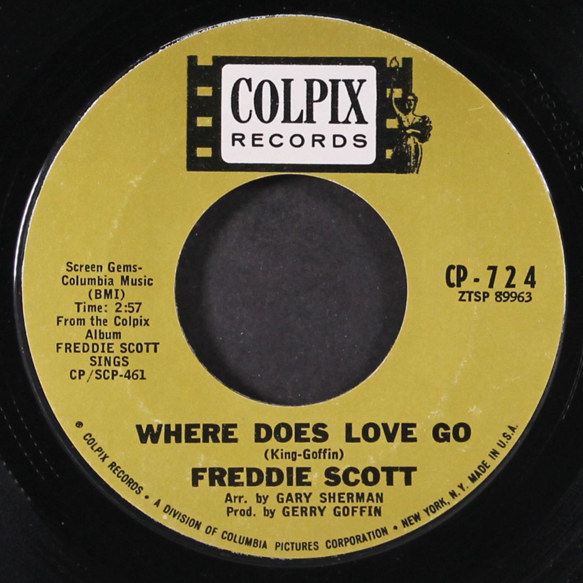 where have all the flowers gone / where does love go by FREDDIE SCOTT
