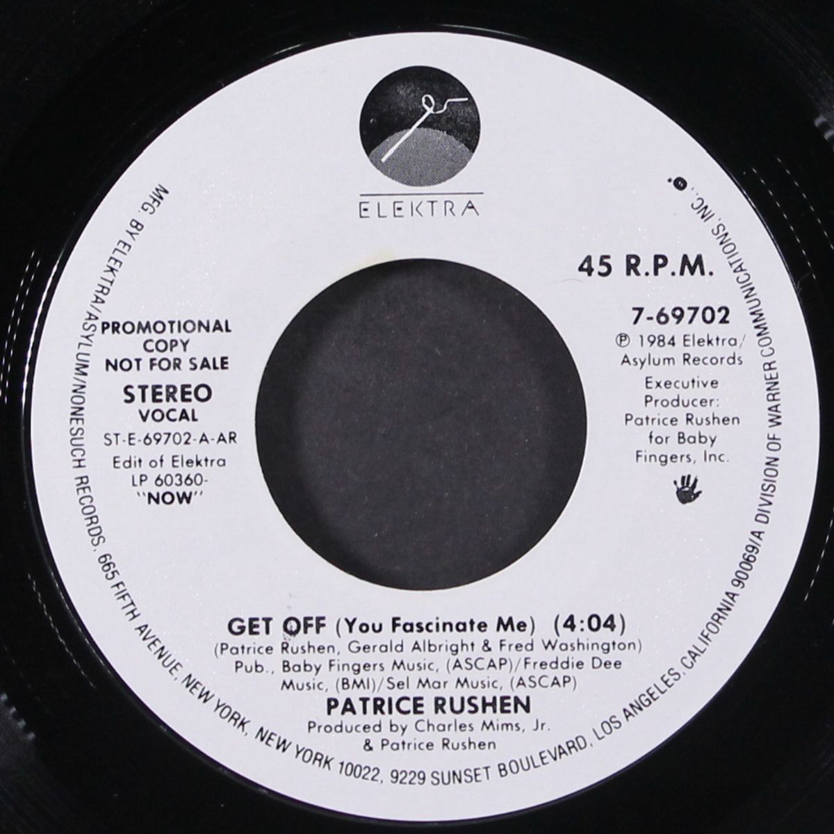 get off (you fascinate me) / same by PATRICE RUSHEN