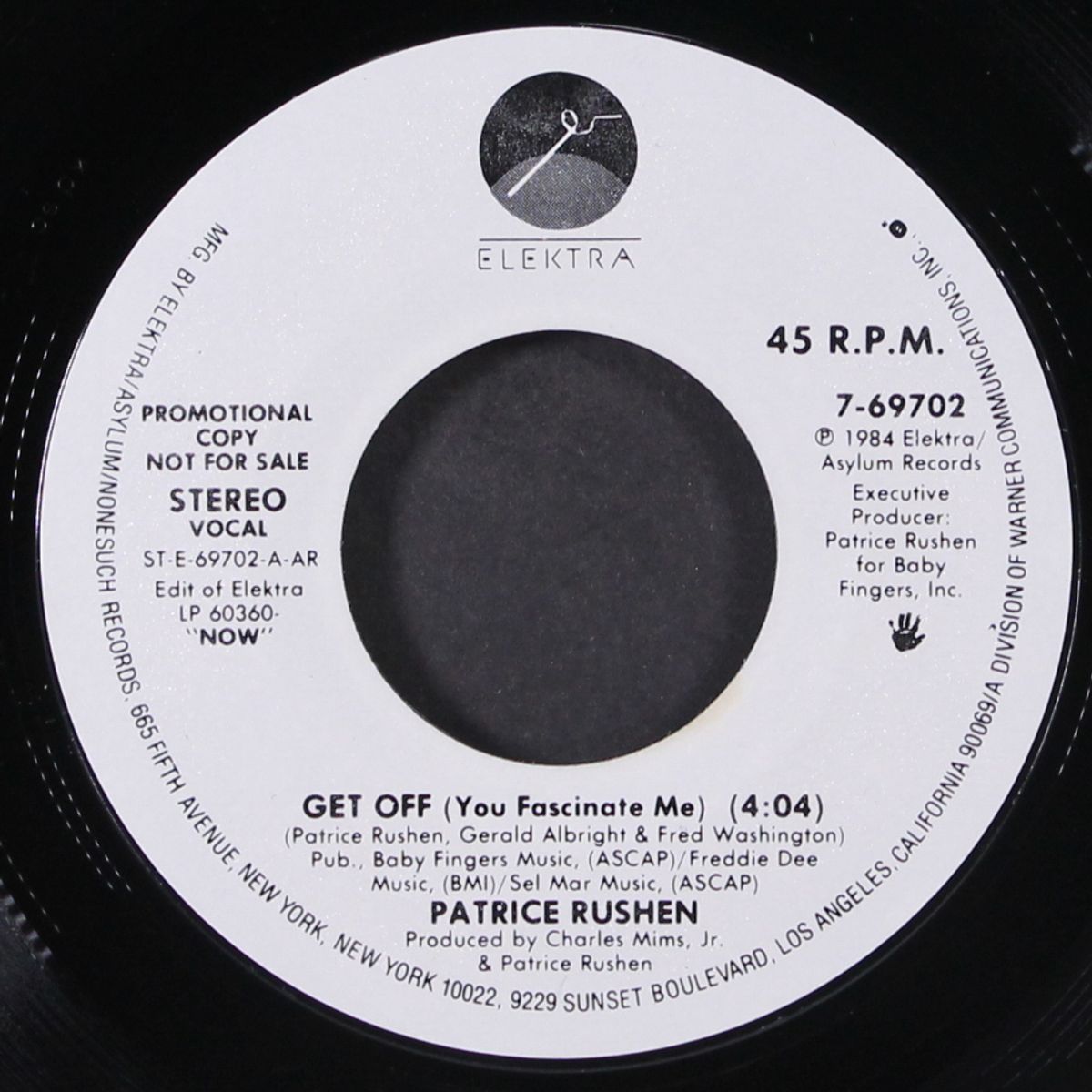 get off (you fascinate me) / same by PATRICE RUSHEN