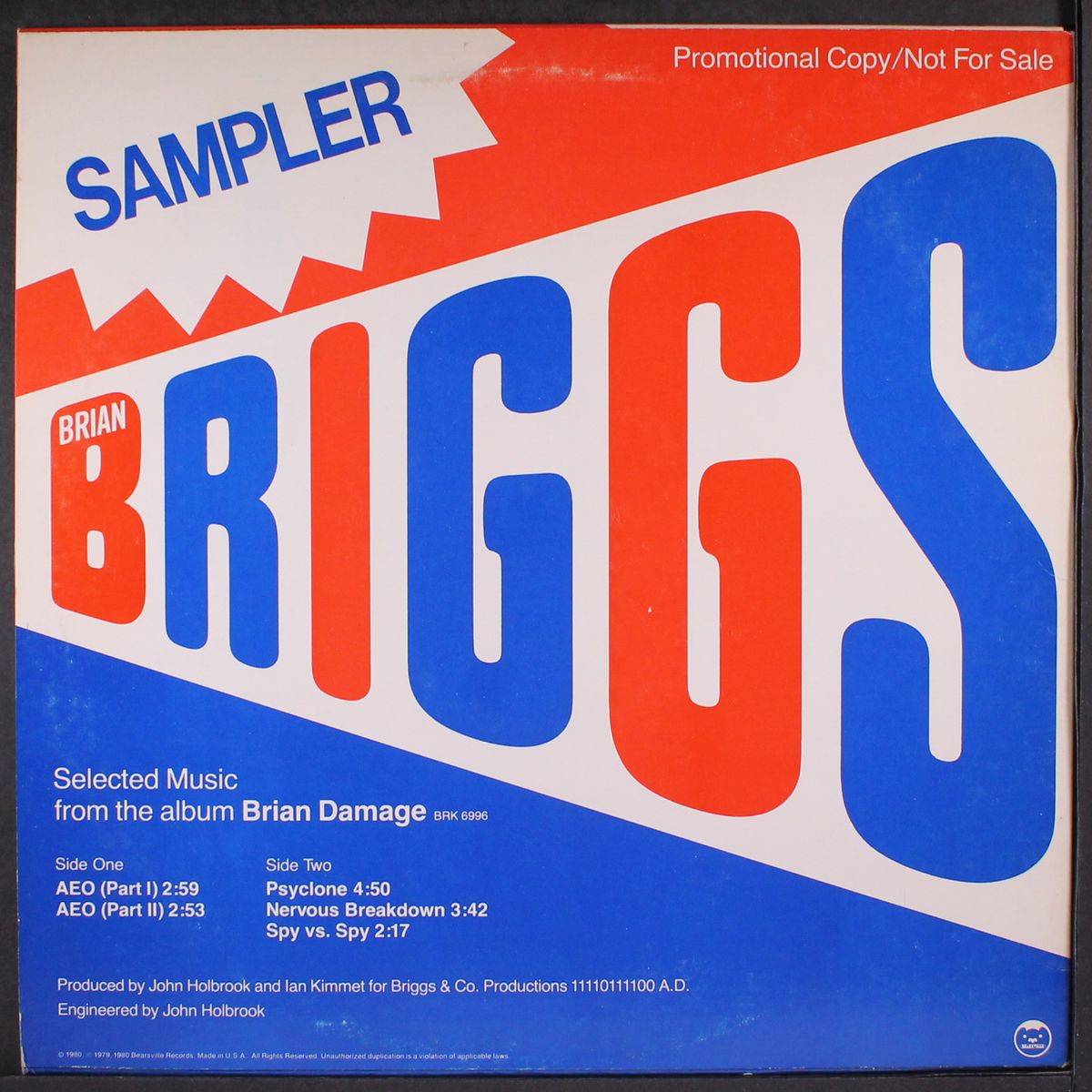 sampler by BRIAN BRIGGS