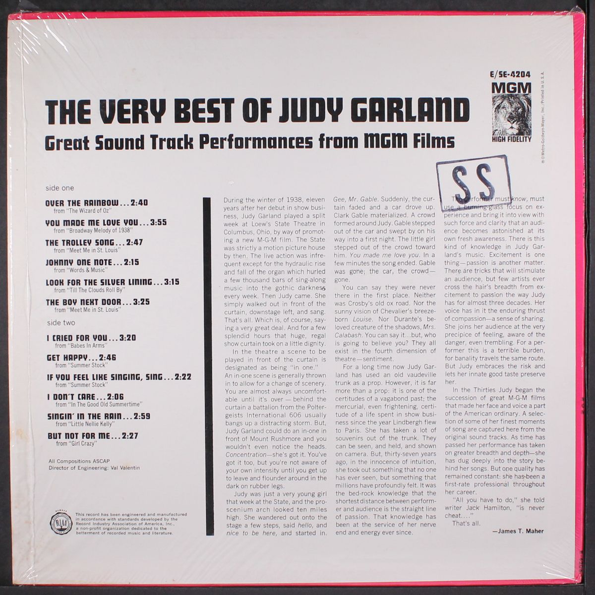 the very best of by JUDY GARLAND