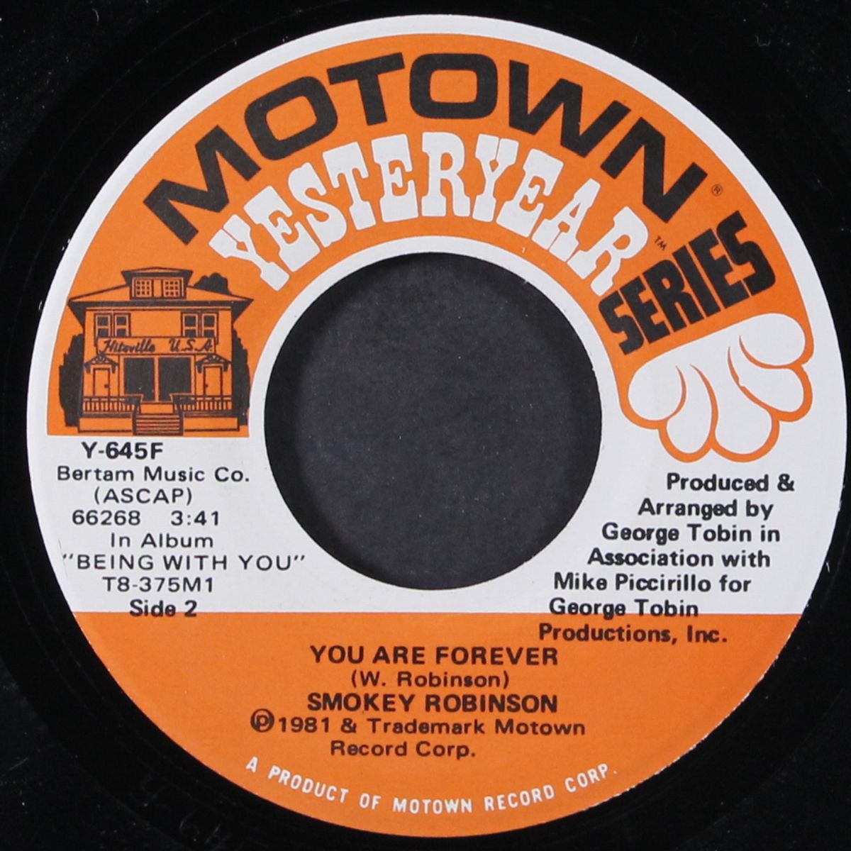 being with you / you are forever by SMOKEY ROBINSON