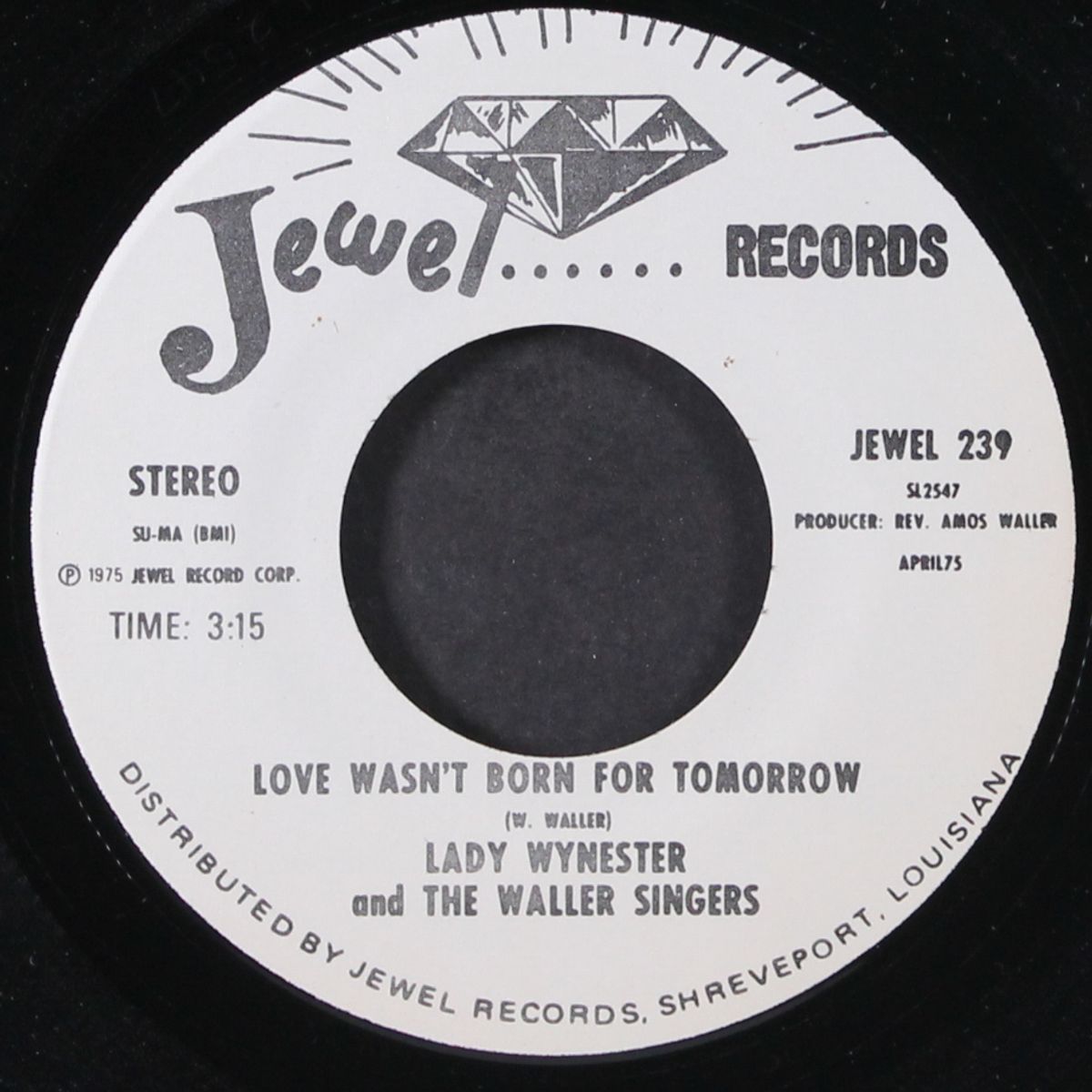 love wasn't born for tomorrow by LADY WYNESTER & WALLER SINGERS