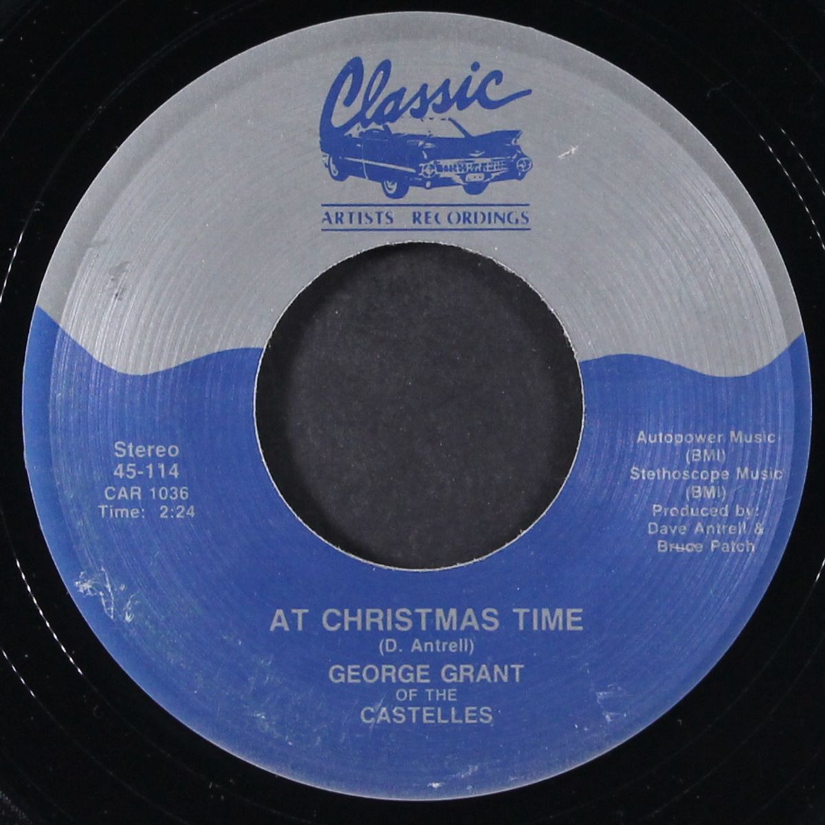one little teardrop / at christmas time by GEORGE GRANT / EARTHA KITT