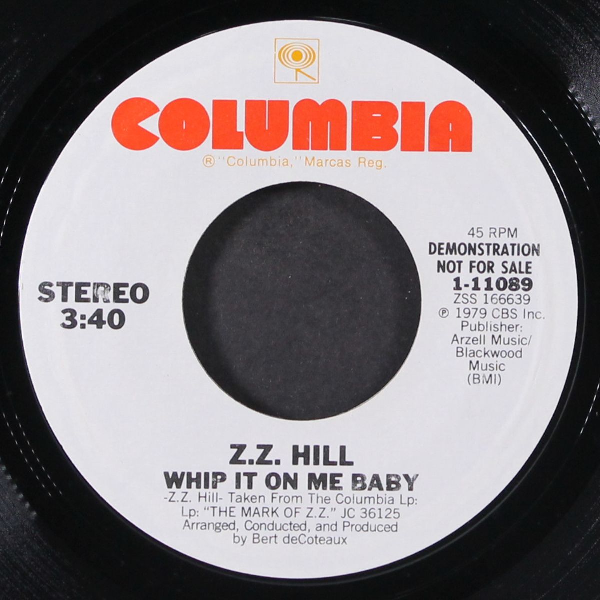 whip it on me baby / same by Z.Z. HILL