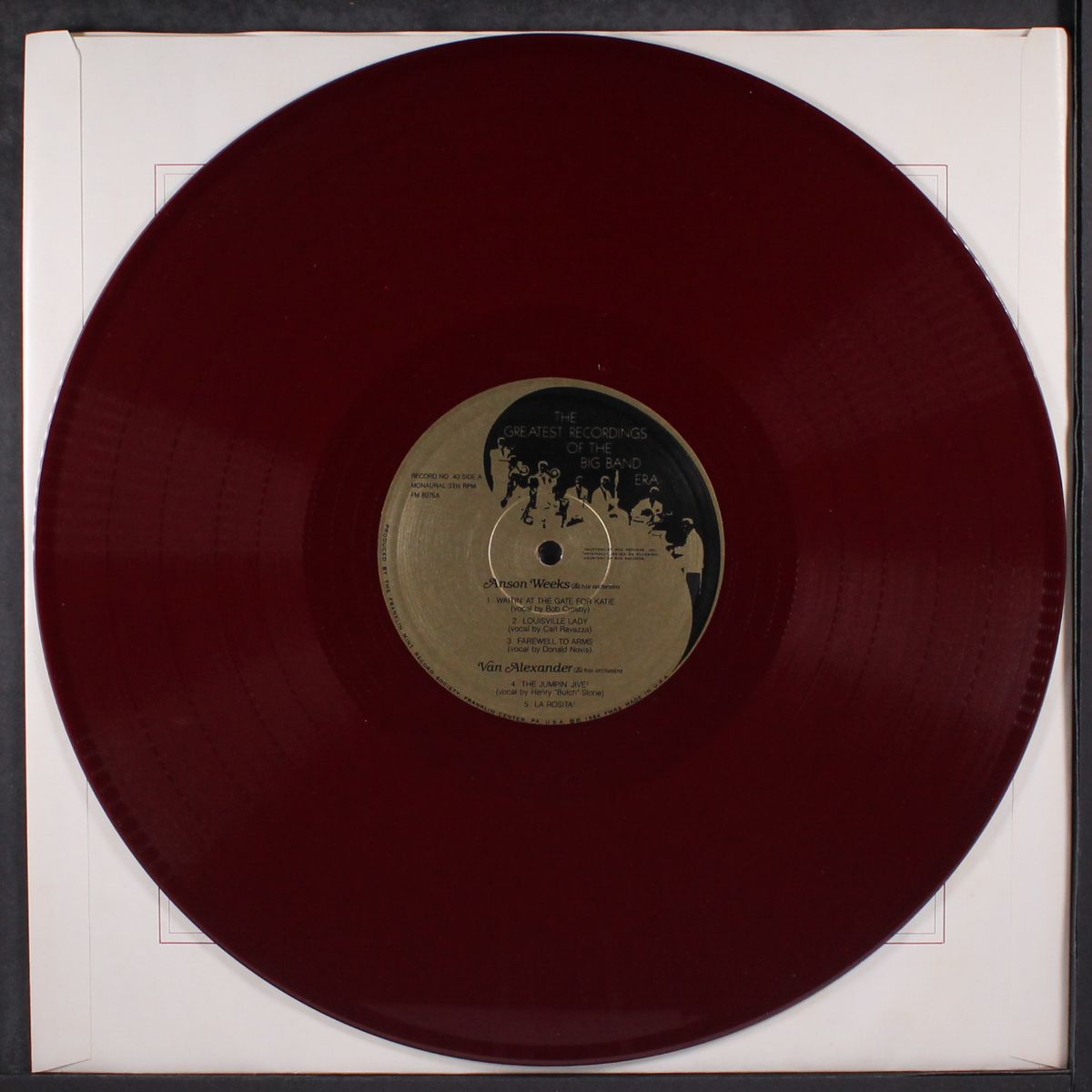 the greatest recordings of the big band era by ARTIE SHAW / DIZZY GILLESPIE / ANSON WEEKS / T