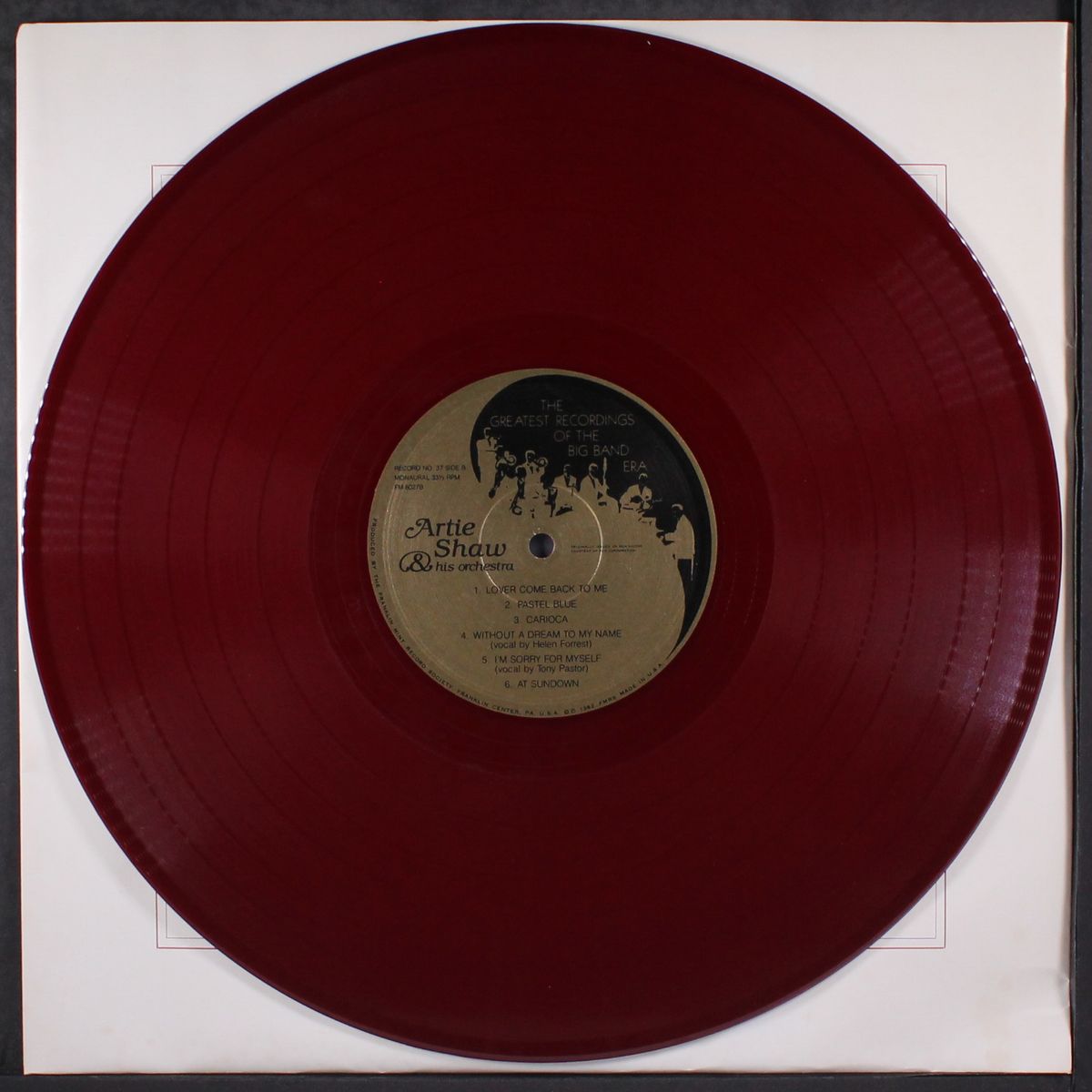 the greatest recordings of the big band era by ARTIE SHAW / DIZZY GILLESPIE / ANSON WEEKS / T