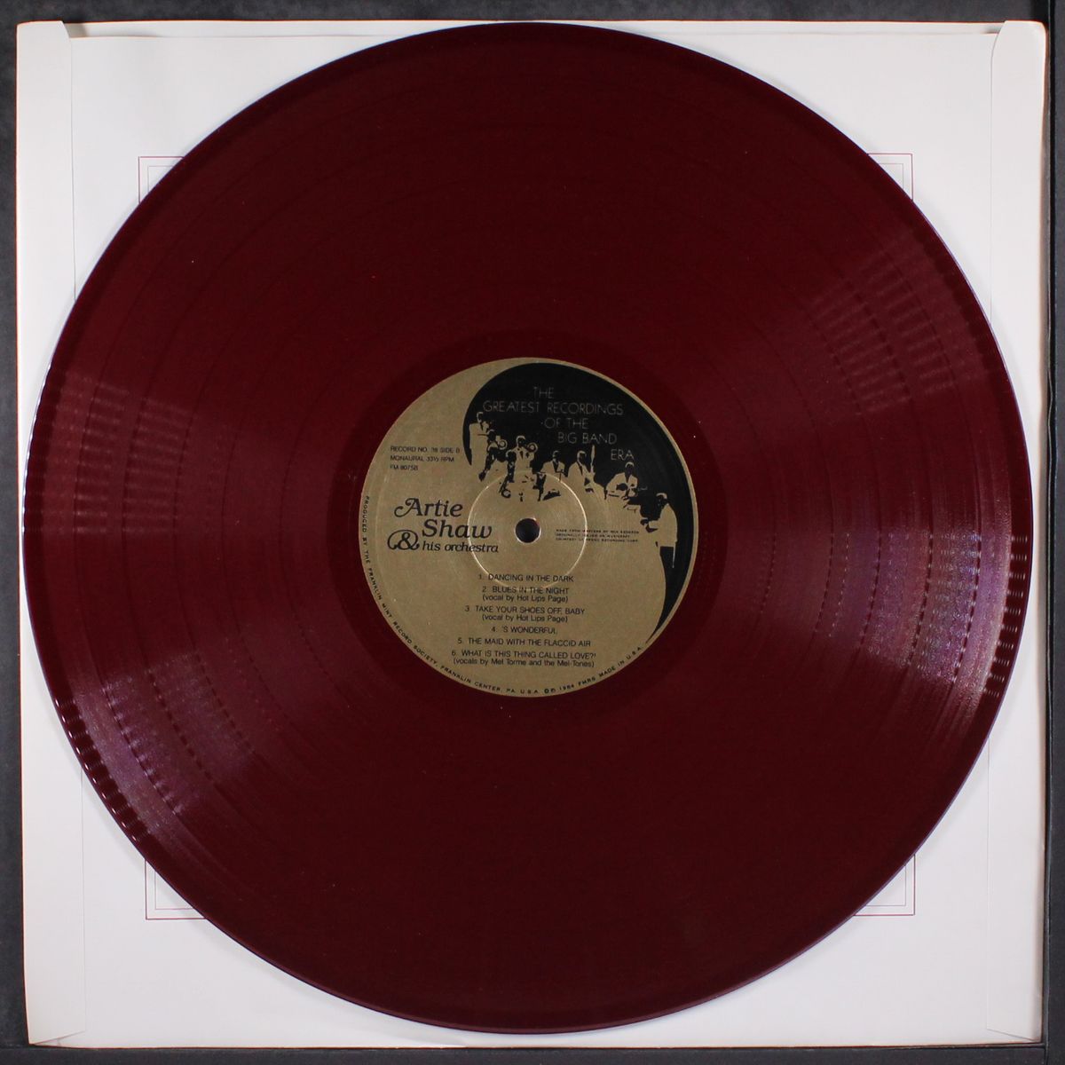 the greatest recordings of the big band era by ARTIE SHAW / DIZZY GILLESPIE / ANSON WEEKS / T