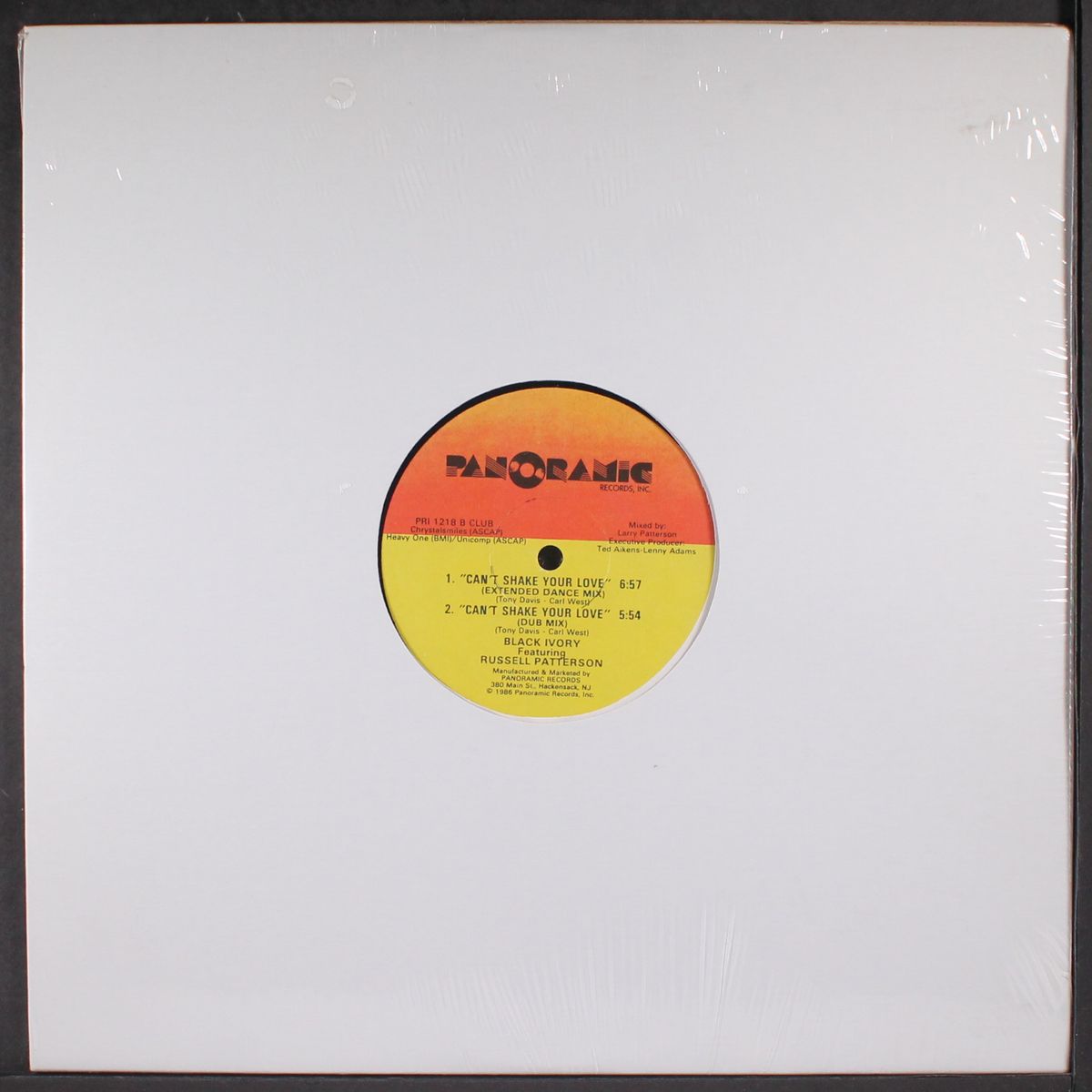 can't shake your love (4 mixes) by BLACK IVORY FEAT. RUSSELL PATTERSON