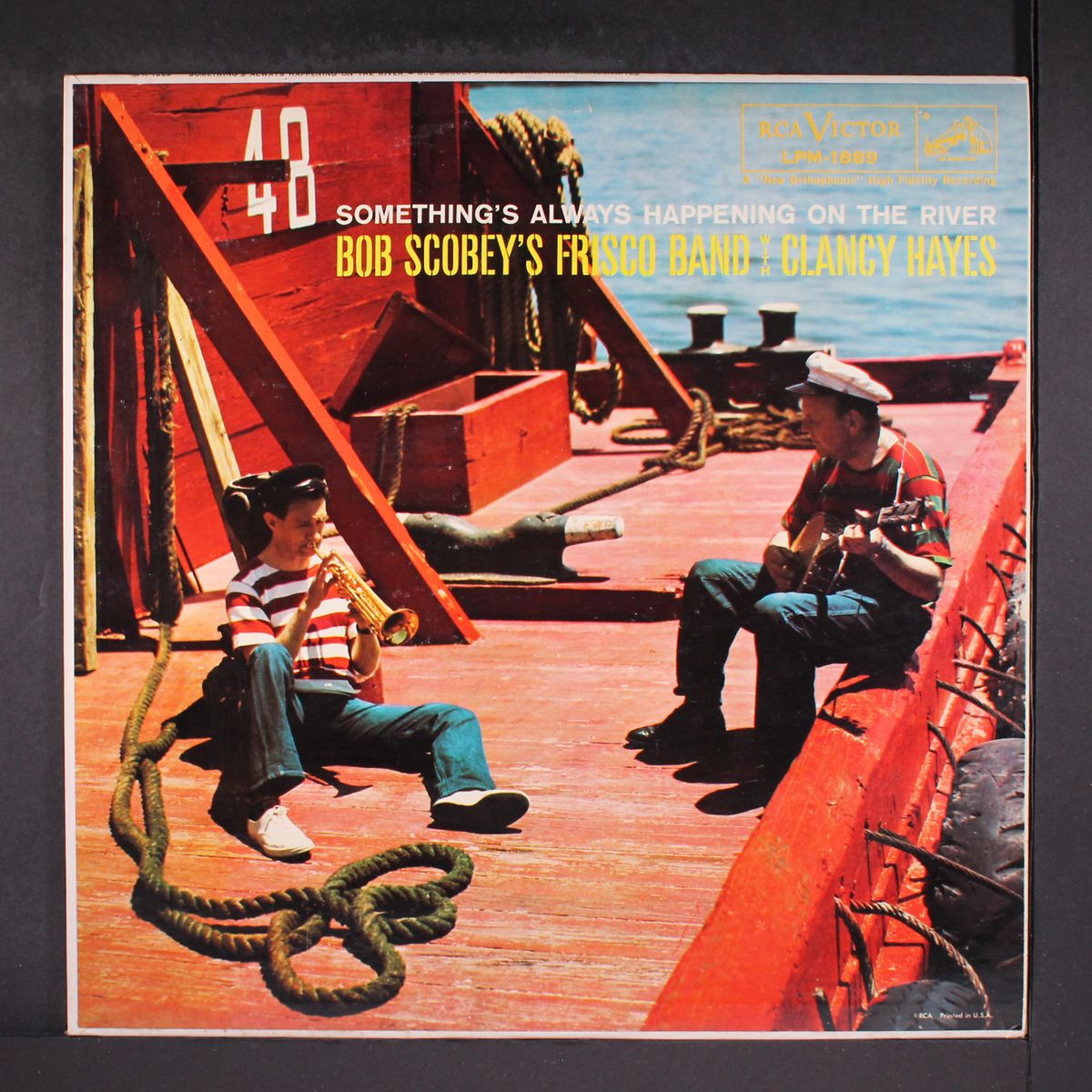 something's always happening on the river by BOB SCOBEY