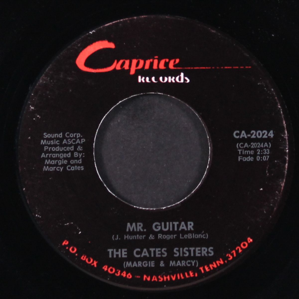 love is a beautiful thing / mr. guitar by CATES SISTERS