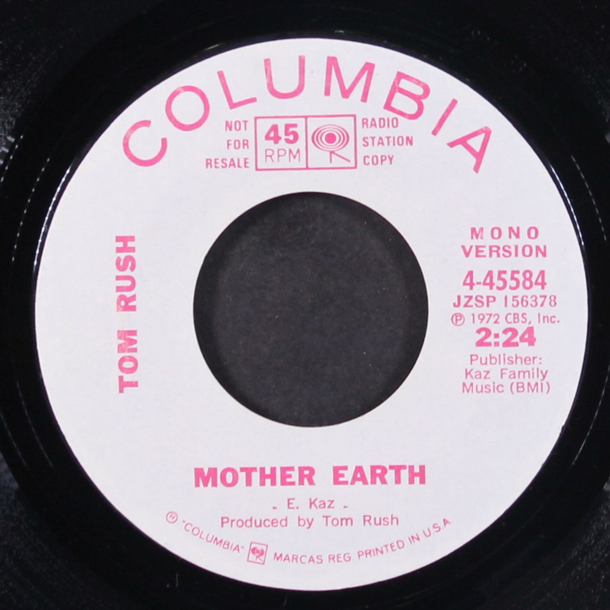 mother earth / mono by TOM RUSH