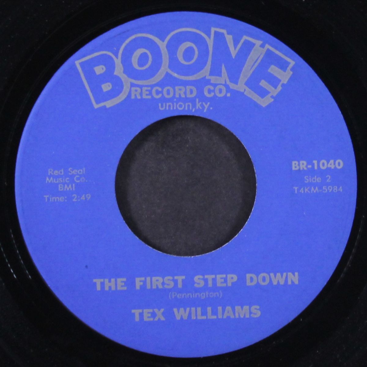 the first step down / bottomland by TEX WILLIAMS
