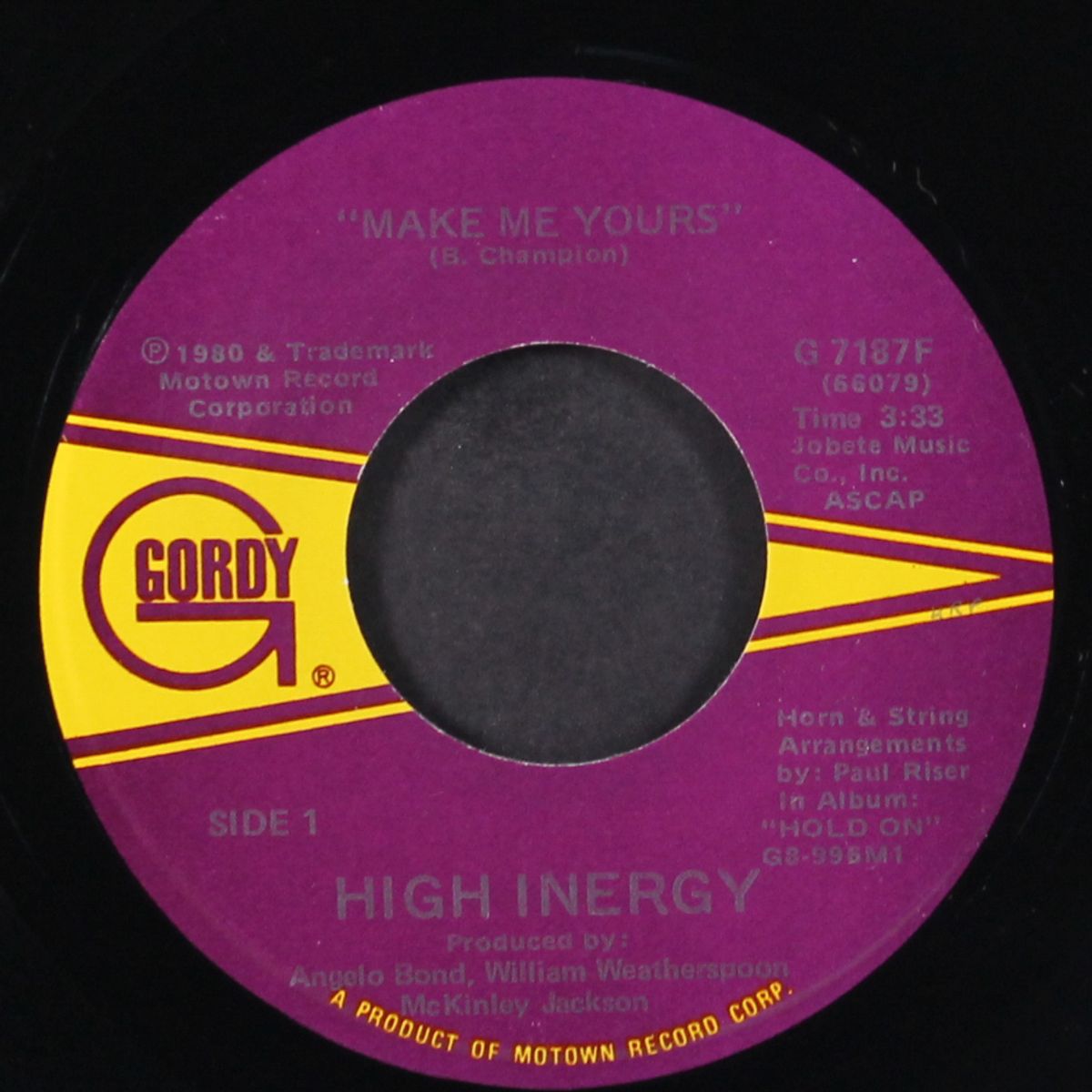 make me yours / i love makin' love by HIGH INERGY