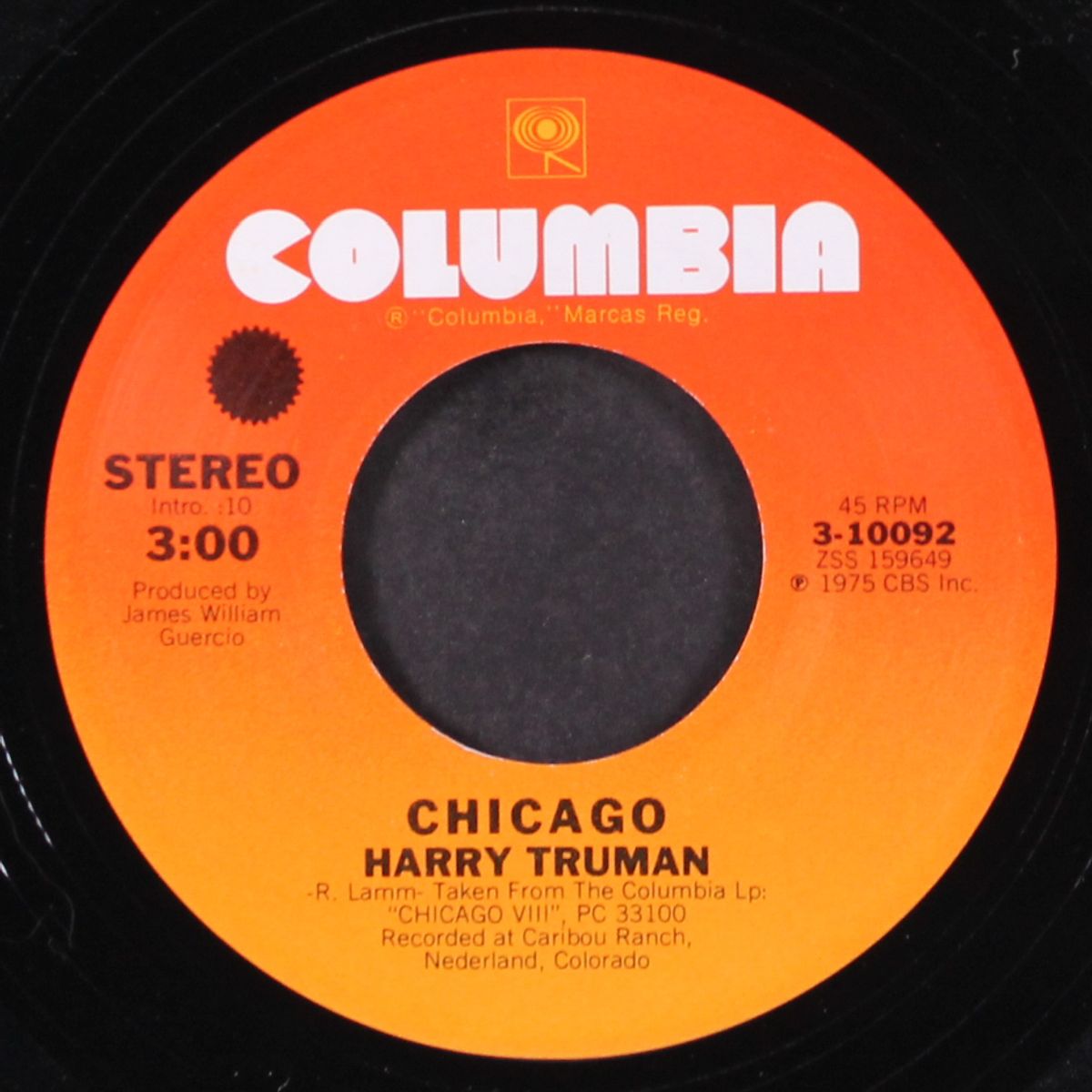 harry truman / till we meet again by CHICAGO