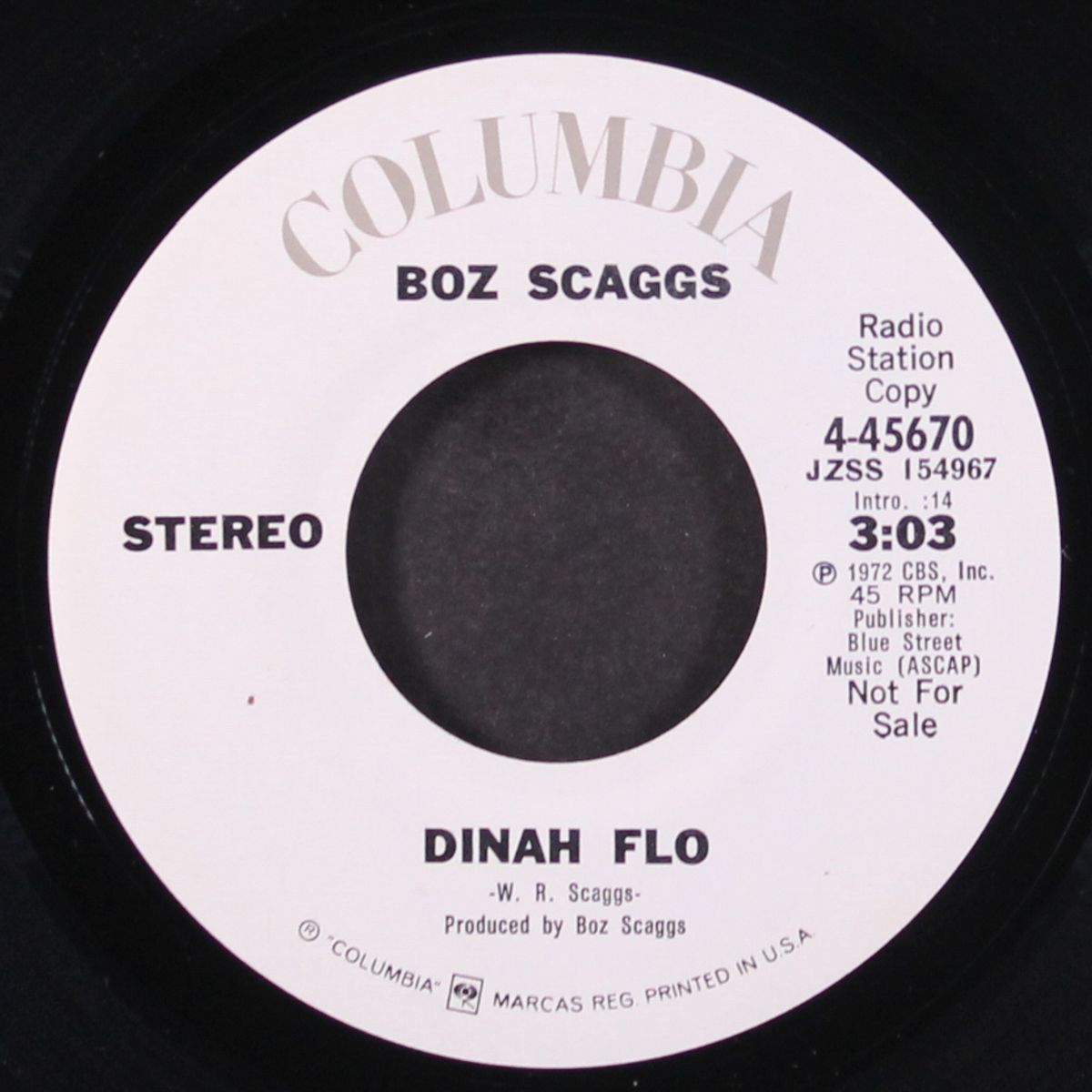 dinah flo by BOZ SCAGGS