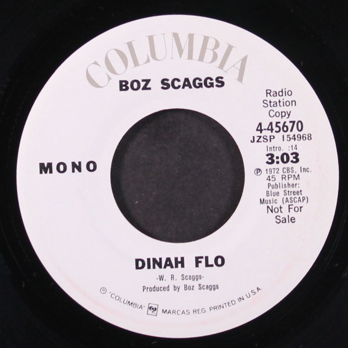 dinah flo by BOZ SCAGGS