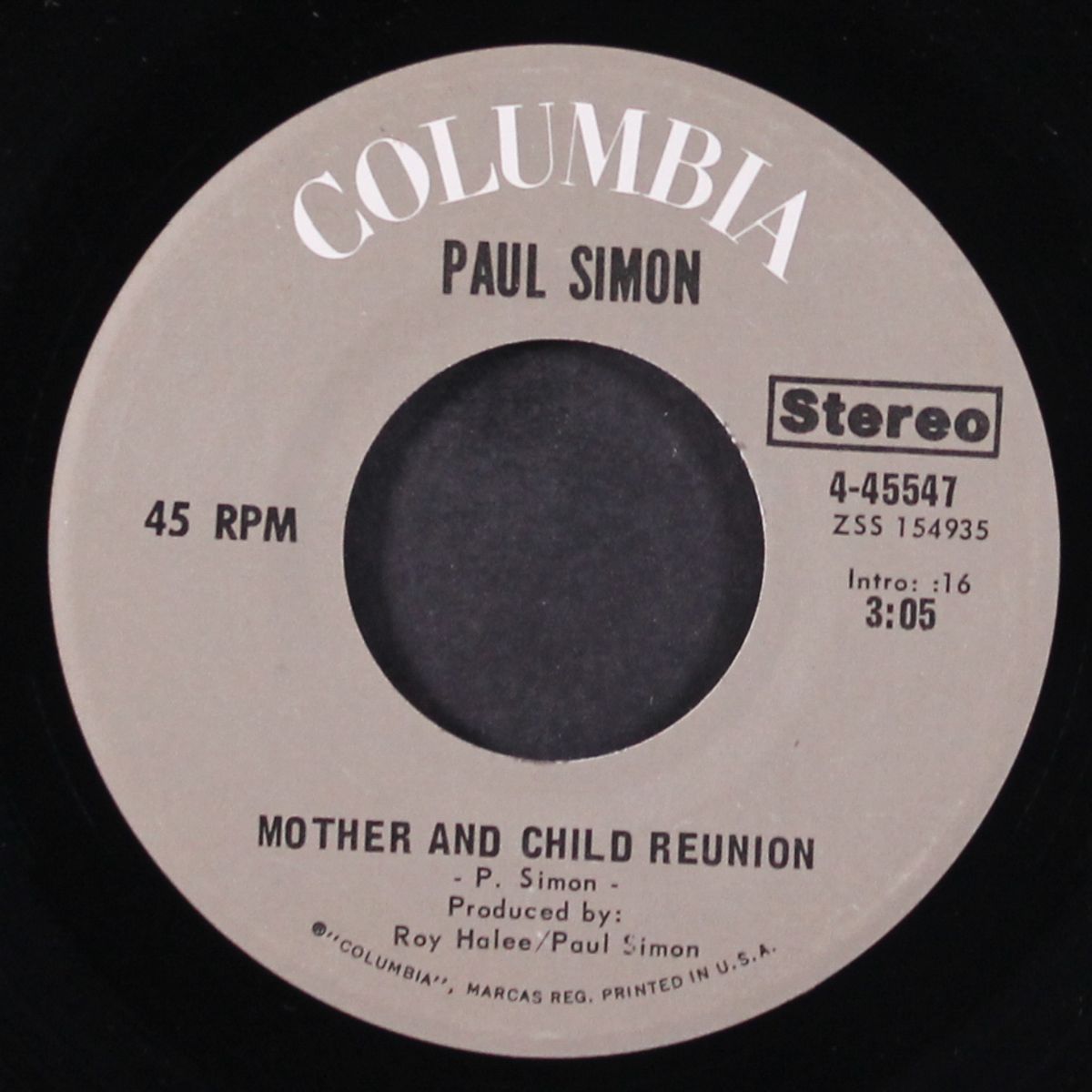 mother and child reunion / paranoia blues by PAUL SIMON