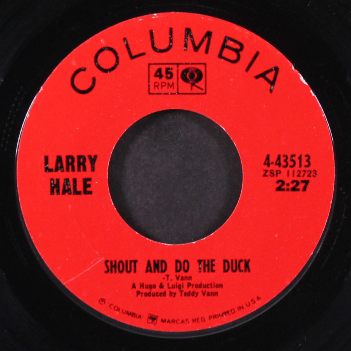 shout and do the duck / organ shout and do the duck by LARRY HALE