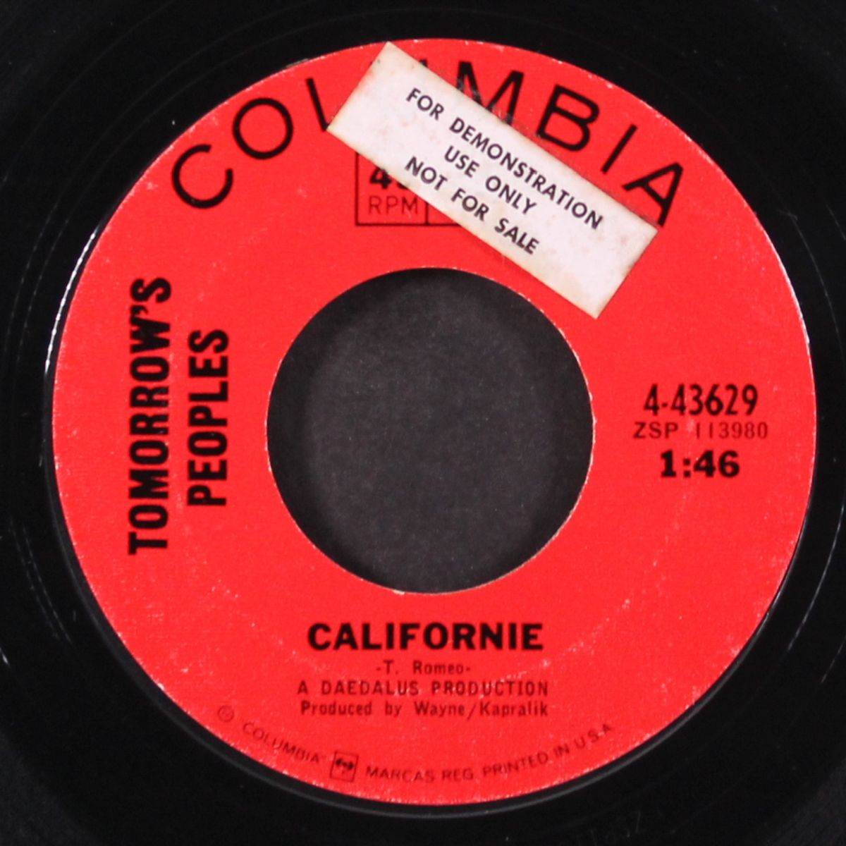 sting ray's back in town / californie by TOMORROW'S PEOPLES