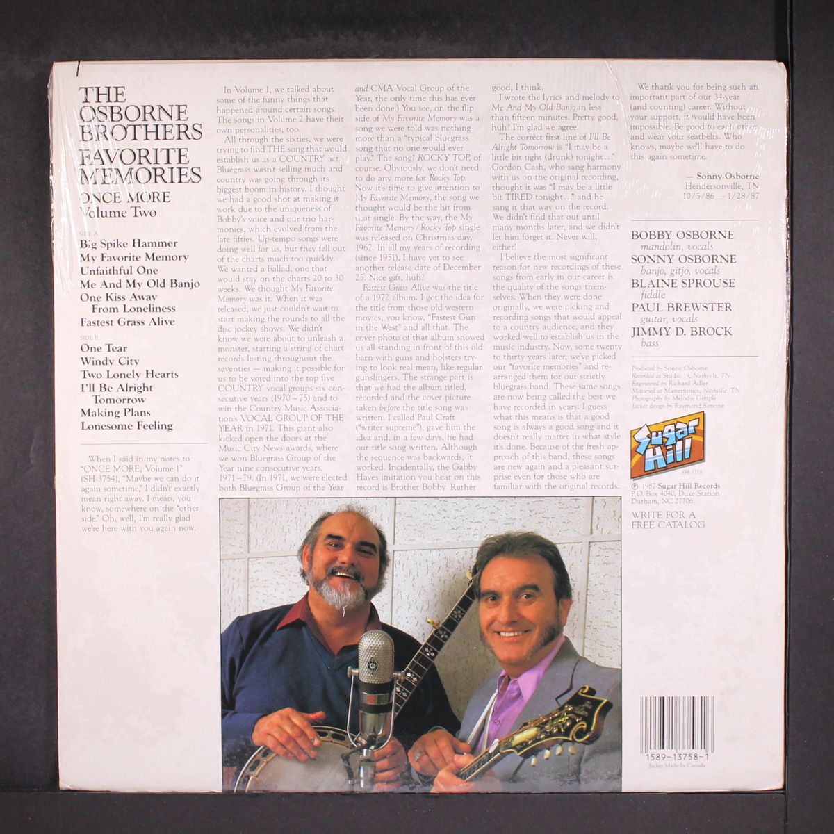 favorite memories once more vol. 2 by OSBORNE BROTHERS
